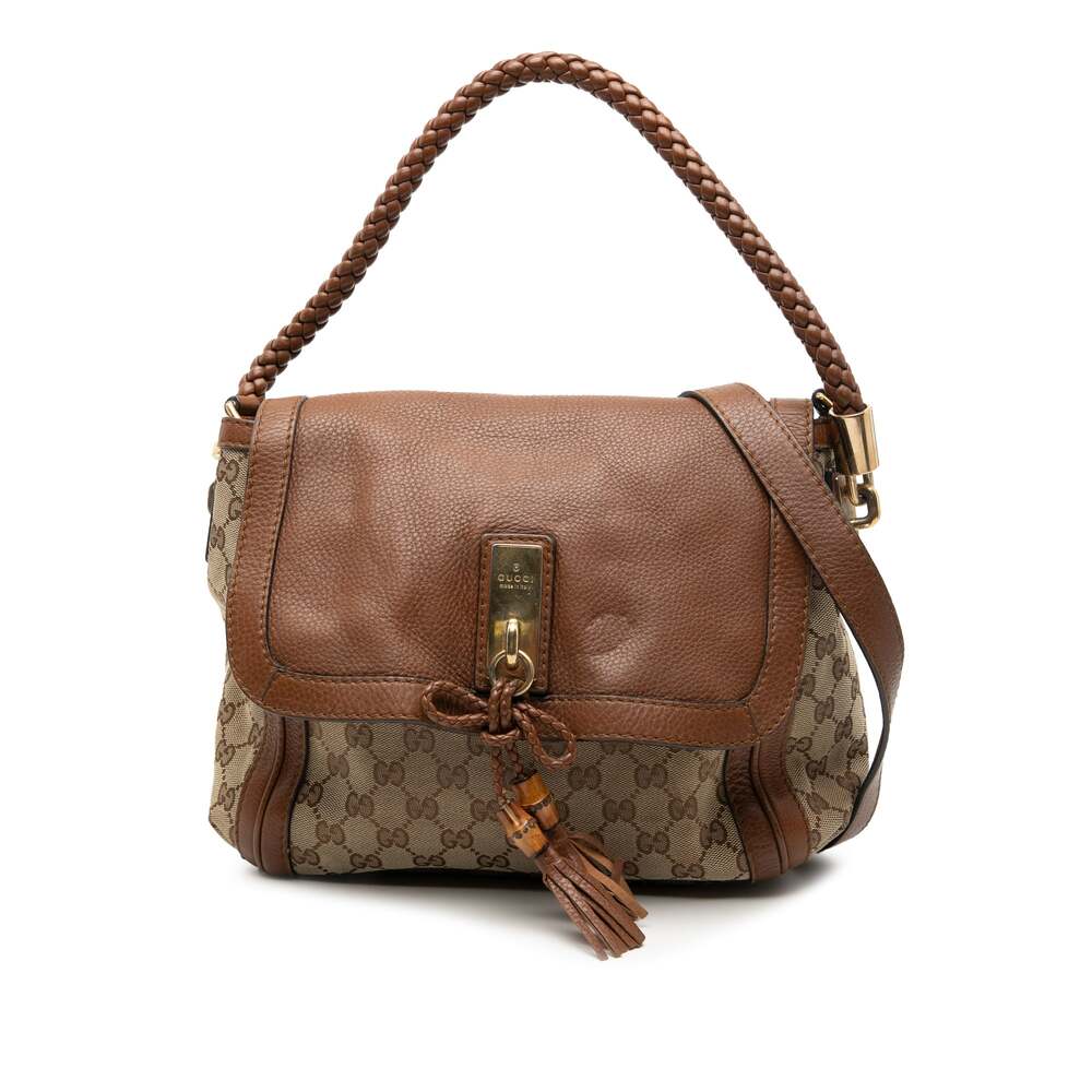 Gucci Bella Flap Shoulder Bag Gg Canvas #297928G80B